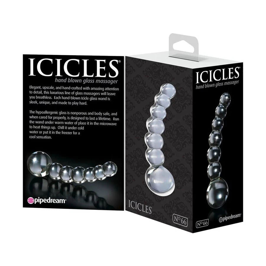 ICICLES NUMBER 66 HAND BLOWN KLAASIST MASSEERIJA